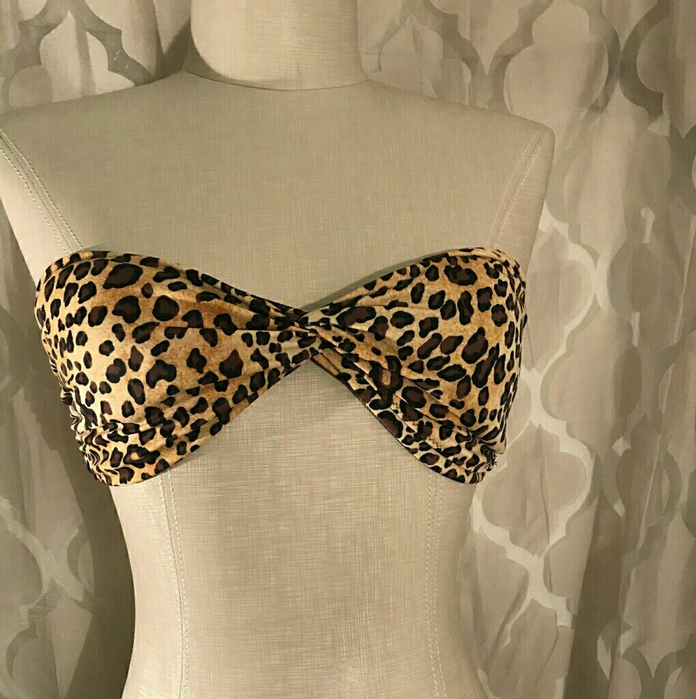 Victoria's secret cheetah bikini top
